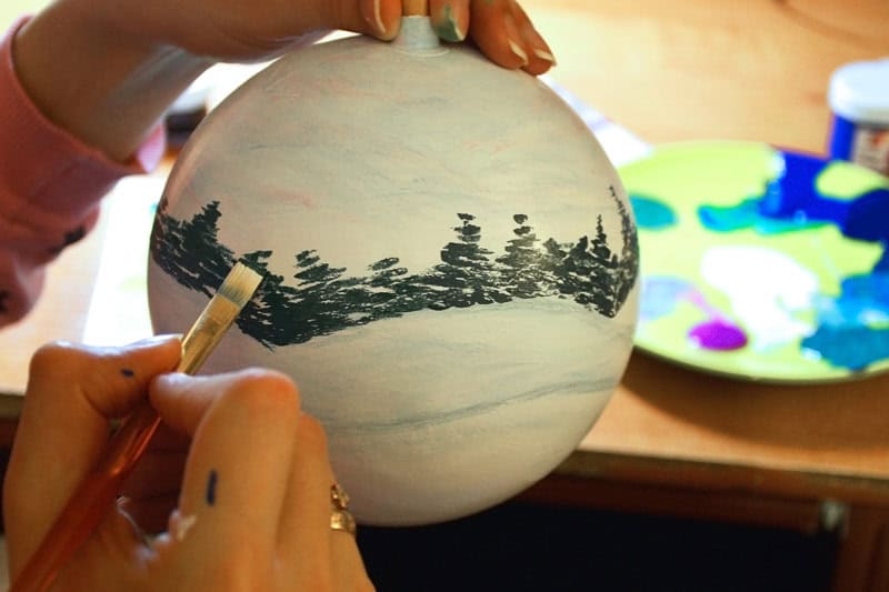 Painting on Ornament